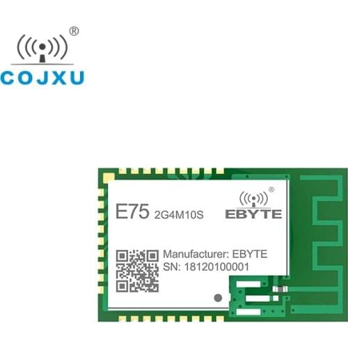 JN5169 Zigbee 2.4GHz 10mW Wireless Transmitter Receiver SMD 10dBm PCB IPEX 2.4 GHz rf Transceiver Module cojxu E75-2G4M10S