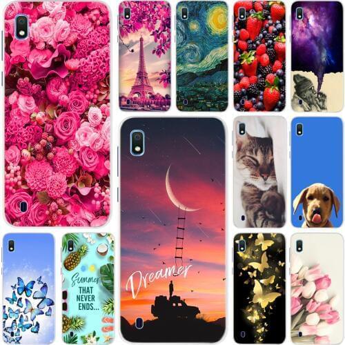 Case For Samsung Galaxy A10 A 10 A40 A50 A70 Back Cover Soft Silicone Cases Funda Samsung A10 A105F SM-A105F A105 a50 TPU Bumper