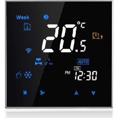 Wifi Voice Intelligent Room Thermostat Digital Programmable Temperature Controller for Air Conditione 3000ELW Four Pipe