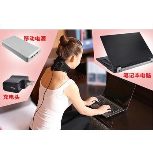 Usb Electric Far Infrared Heating Neck Massager Moxa Moxibustion Warming Massage Cervical Spine Pain Release Therapy Joint