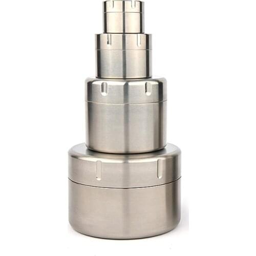 Titanium Alloy Seal Bottle Waterproof Bottles Canister Medicine Capsule Box Outdoor Camping EDC Tool Titanium Sealed Cans