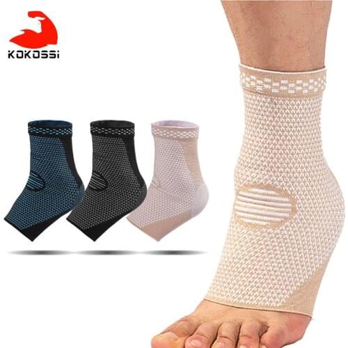 KoKossi 1Pcs Ankle Support Basketball Football Professional Compression Knitted Sport Ankle Protect Tight-Fitting Ankle Support