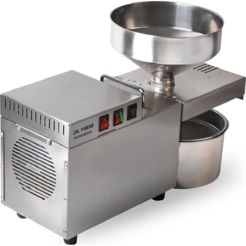 Oil Press Cold / Hot Press Automatic Oil Extractor Organic Oil Expeller Peanut Coconut Kernel Olive Oil Presser Stainless Steel