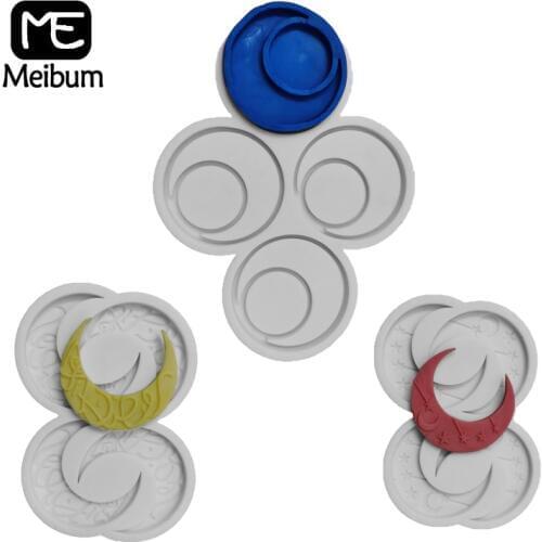 Meibum Ramadan Surgacraft Cake Mold Kits Eid Mubarak Fondant Silicone Molds Baking Tools Clay Polymer Decorating Accessories