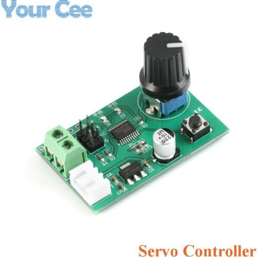 MG995 SG90 Servos Knobs Control Module Dual Servo Serial Port Motor Drive Controller Board Steering Gear Debugging Module
