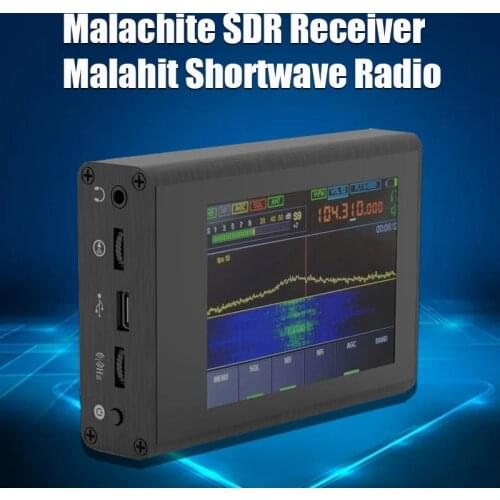2021 New 50KHz-200MHz Malachite SDR Receiver Malahit Shortwave Radio 3.5" Screen Electrical Instruments Network Analyzers