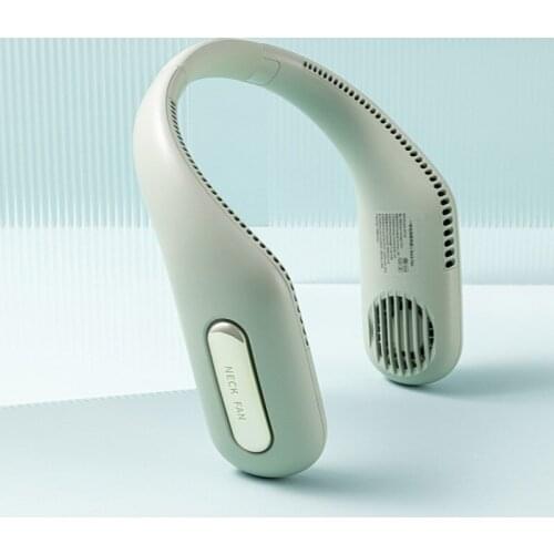 New Product Integrated Hanging Neck Air Blower Charging USB Travel Outdoor Fitness Fresh Mini Portable Small Fan