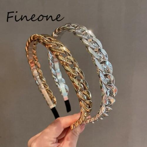 Metal chain headband Fashion Hair Bands Headdress Hair Accessories