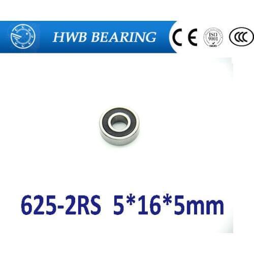625RS 625 625-2RS deep groove ball bearing 5x16x5mm miniature bearing 5*16*5mm 625 2rs