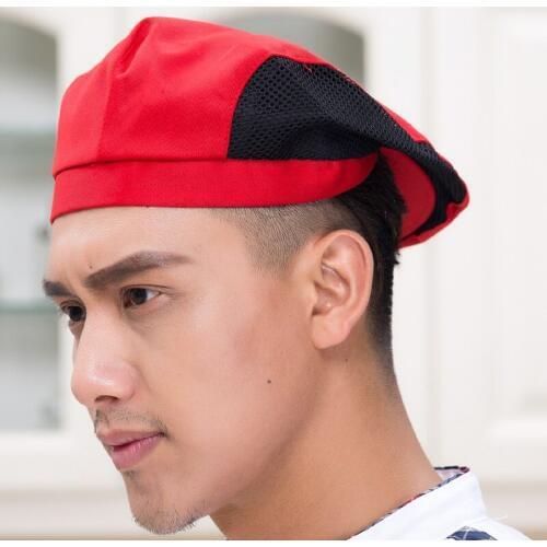 Hotel Coffee Restaurant Waiter Hat Chef Cap Kitchen Fast Food Restaurant Hat for Waiter Uniform Accessories