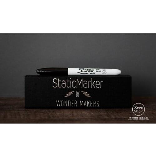 Static Marker By Wonder Makers (Gimmicks and Online Instructions) Illusions Magic Tricks Mentalism Street Magia Profesional