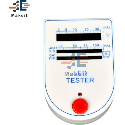 LED Tester Test Box LED In-line Test Box 2~150mA Mini LED Test Box Tester For Light-emitting Diode Lamp Bulb Battery