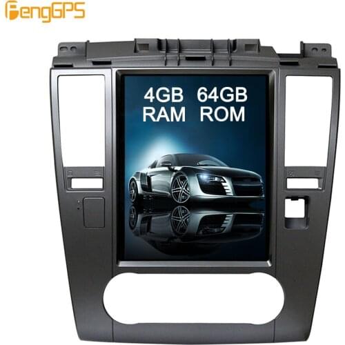 PX-6 4G+64G Android 8.1 Tesla-style Vertical Screen GPS Navigation for Nissan TIIDA 2008-2011 Audio Player 4K 1920*1080 Headunit