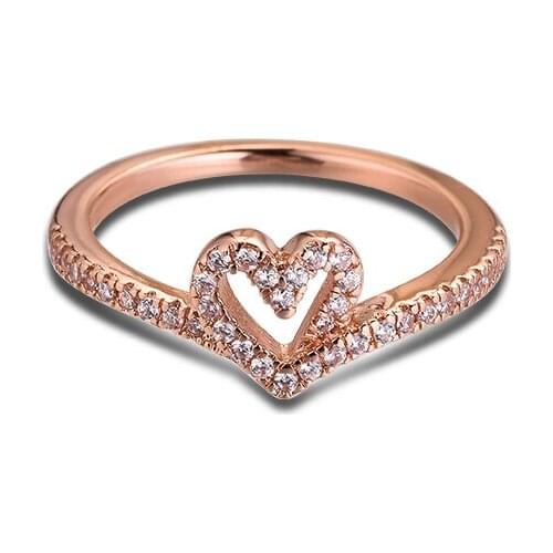 Spring Collection Friends Free Shipping Wholesale Fashion Crystal 100% Real S925 Sterling Silver Jewelry Rings for Women