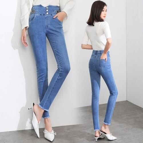 Женские джинсы скинни ZUZK China At AliExpress