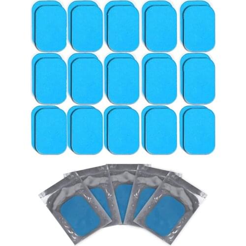 100 Pcs Abs Trainer Replacement Gel Sheet for EMS AB Trainer Waist Trimmer Belt ABS Toner Body Muscle Trainer ABS Stimulator
