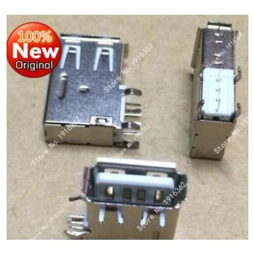 1000PCS/Lot USB-A Plug Female connector Dip Side 90 Degree USB A Type