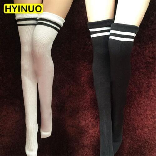 2 Color Girl Toys 1/6 Scale Doll Suit Womens High Socks Sports Socks Clothes Clothing Set For 12" Female Figure Body Doll
