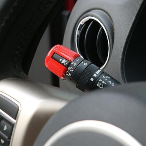 Interior Accessories steering wheel wiper turn signals pull rod operating lever cover sticker for jeep Patriot compass wrangler