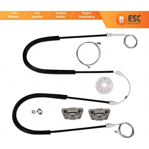 ESC Auto Parts EWR550 Electrical Power Window Regulator Repair Kit Front Left Door for Ford Focus Coupe 1998- 2005 fast Shipment