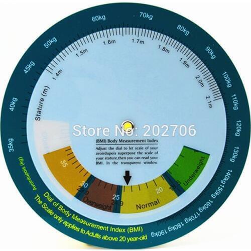 BMI wheel, BMI caculator, BMI rulerHealthy ruler,goniometer,medicine ruler 10 pcs /lot
