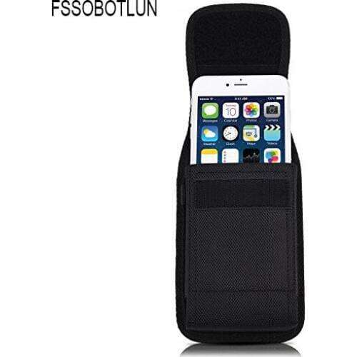 FSSOBOTLUN,For Uhans MX Holster 5.0-5.2inch,Nylon Pouch With Hook Carabiner Belt Loop Cover For Uhans K5000/S1/H5000/A101s