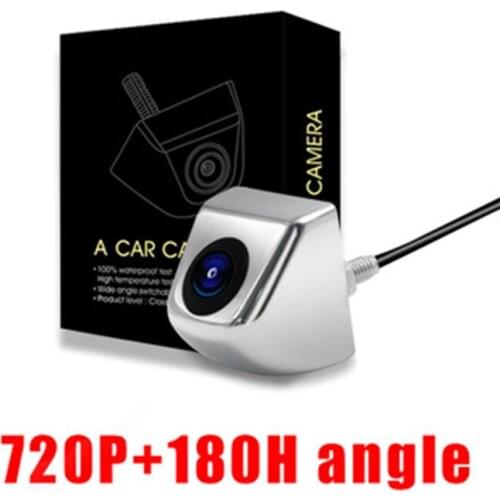 Korean Style Silver HD Vehicle Night Vision Reverse Camera 720P 150° Car Wide Angle Waterproof Universal High Quality Camera