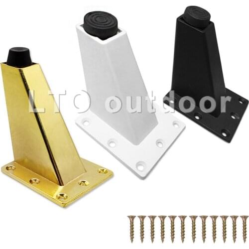 Aluminum Alloy Oblique Furniture Legs Modern Practical Cupboard Feet As Sofa Office Couch Cabinet TV Stand Wardrobe Legs