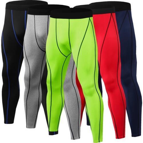 Motorcycle sports pants mens fitness running training trousers breathable quick-drying pants mens elastic tights