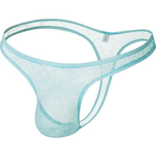 Mens G-Strings & Thongs Sexy Gay Men Underwear Gay Penis Pouch Bikini Hollow Thong Men Underwear