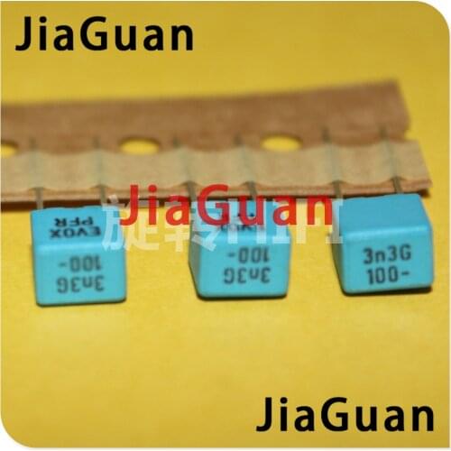 20PCS NEW EVOX PFR5 3300PF 100V P5MM MKP 332/100V film EVOX-RIFA PFR 332 3300pf/100v 3.3NF 3N3 100VDC 0.0033UF