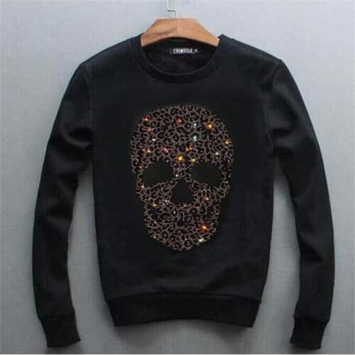 2021 New Hot-selling Fashion Comfortable Warm Sweatshirt Cool Design High Quality Rhinestone Hoodie