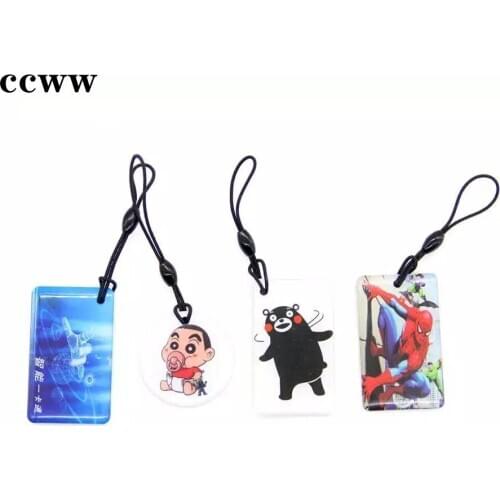 UID S50 1K 13.56MHz IC Rewriteable Writable Keychain Changeable NFC Card Token Key Tag Keychain Multiple Choices Fast Shipping