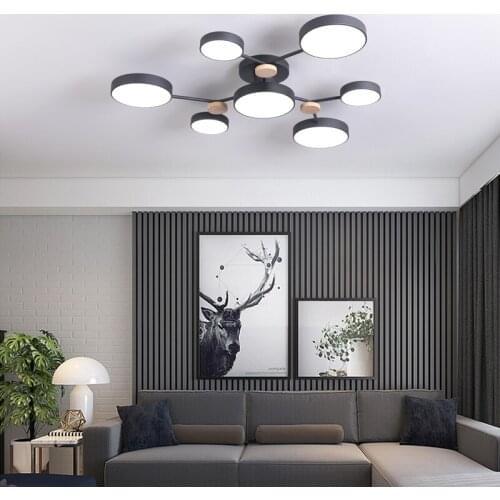 Simple modern home living room Chandelier Creative led ceiling lamp personalized bedroom dining-room lamp new indoor luminaire