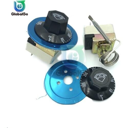 Thermostat AC 220V 16A 50-300 Degrees Celsius Knob Liquid Rising Temperature Controller Switch
