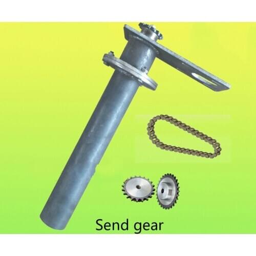 1pc pellet stove auger for biomass boilers feeders conveyors fireplaces horizontal auger machines shaft