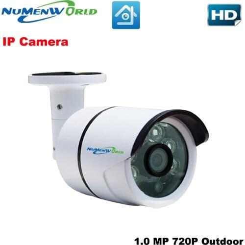 Waterproof IR-bullet IP Camera ONVIF Outdoor IP cam 720P Security Home Digital cam night surveillance CCTV camera P2P H.264