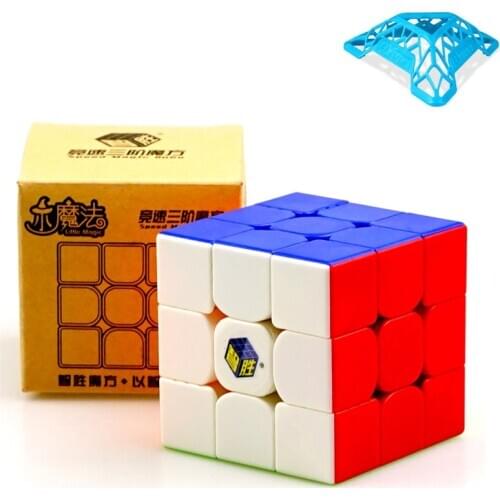 Yuxin Little Magic 3x3 Stickerless Cube Little Magic M Magnetic 3x3x3 Speed Puzzle Educational Toys Gift Cubo Magico