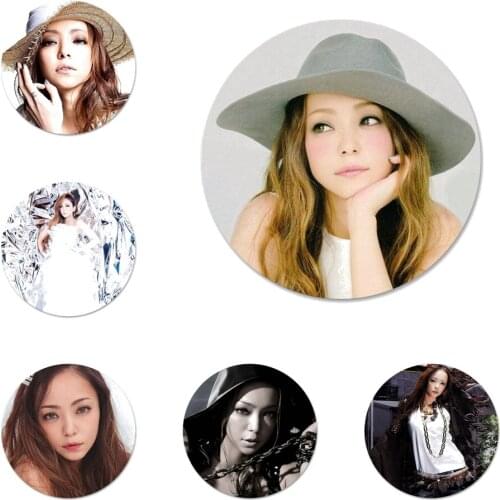 Namie Amuro Icons Pins Badge Decoration Brooches Metal Badges For Backpack Decoration