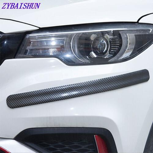 Car Sticker Rubber Styling 5D Carbon Fiber Door Sill Protector Cover Bumper Sticker Auto Accessories For Volkswagen Skoda Mazda