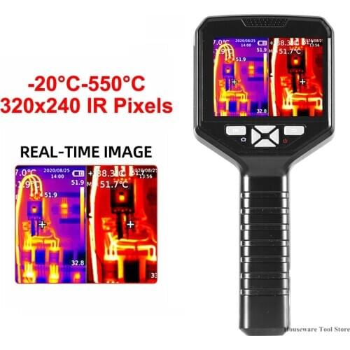 DP-22 Handheld Industrial Infrared Thermal USB Infrared -10°C~450℃ Thermometer 320*240 Pixe