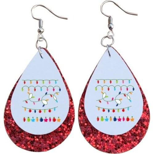 Leather Earrings Bayside Christmas Lights December 4 Holidays