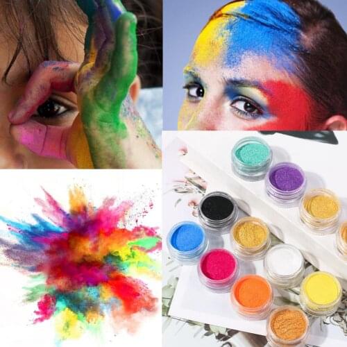 Easy to Apply Fine Texture Nail DIY Halloween Decoration Powder for Female