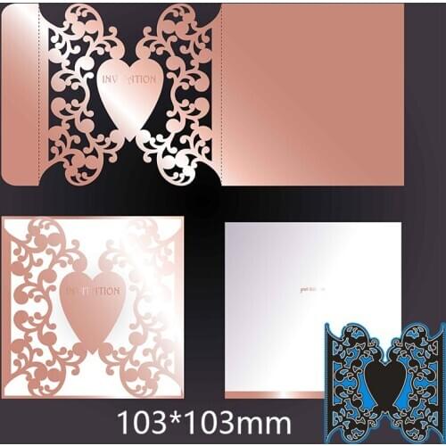 103*103mm lace figure new Metal Cutting Dies for decor card DIY Scrapbooking stencil Paper Album template Dies
