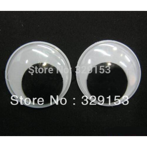 Wholesale 18mm 2000pcs Googly Eye, Wiggle Doll Toy Eyes,Movable Eye Plastic Eyes, Black
