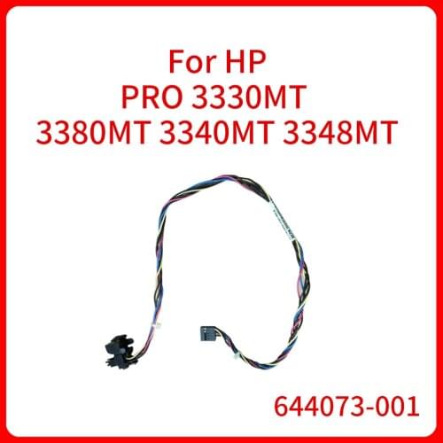 Original Power Button Switch Cable 644073-001 For HP PRO 3330MT 3380MT 3340MT 3348MT Power switch assembly Chassis Switch Wire