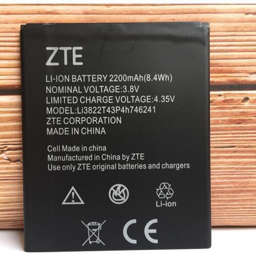 Original High Quality 2200mAh Li3822T43P4h746241 Battery For ZTE Blade L4 Pro A465 A475 / ZTE TWM Amazing X3s Mobile Phone