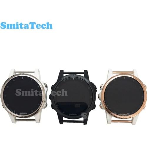 Original Fenix 5s Plus LCD screen for GARMIN with watch front shell glass repair replacement parts