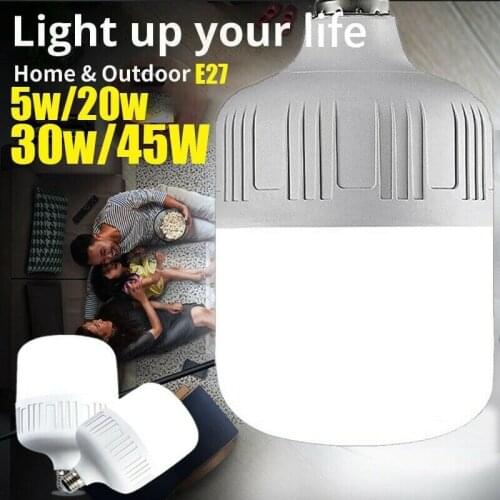 5/10/15/20W New Household Portable E27 9/16/24/36LED Light No Flicker for Living Room Corridor Home Spotlight Light