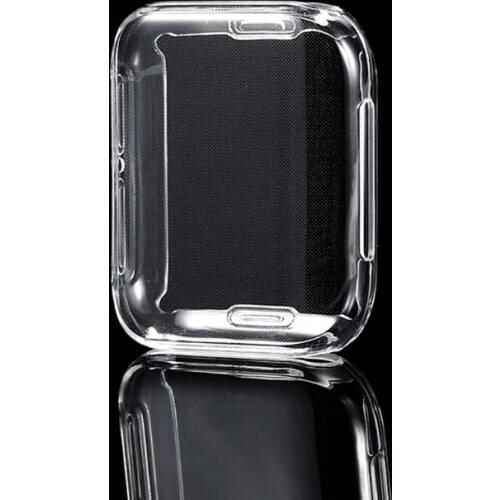 Transparent Soft TPU Full Coverage Case Protective Cover for OPPO Watch 41mm 46mm Clear Screen Protector